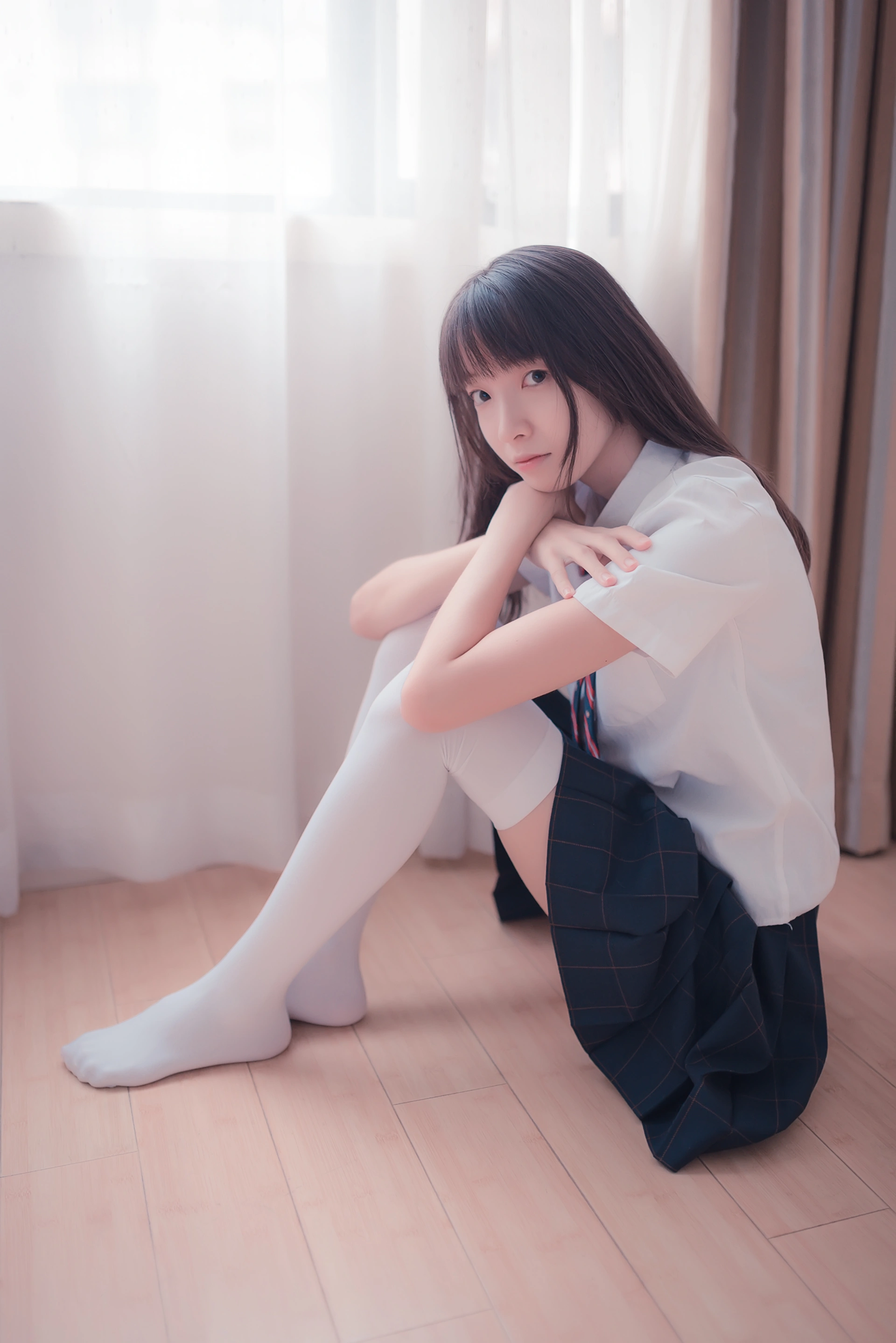 祖木子 NO.007 邻家白丝清新女孩 0