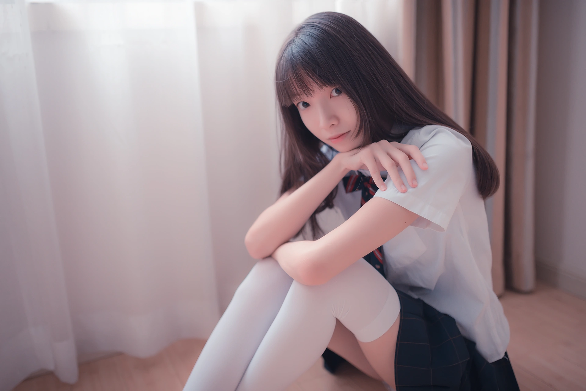 祖木子 NO.007 邻家白丝清新女孩 1